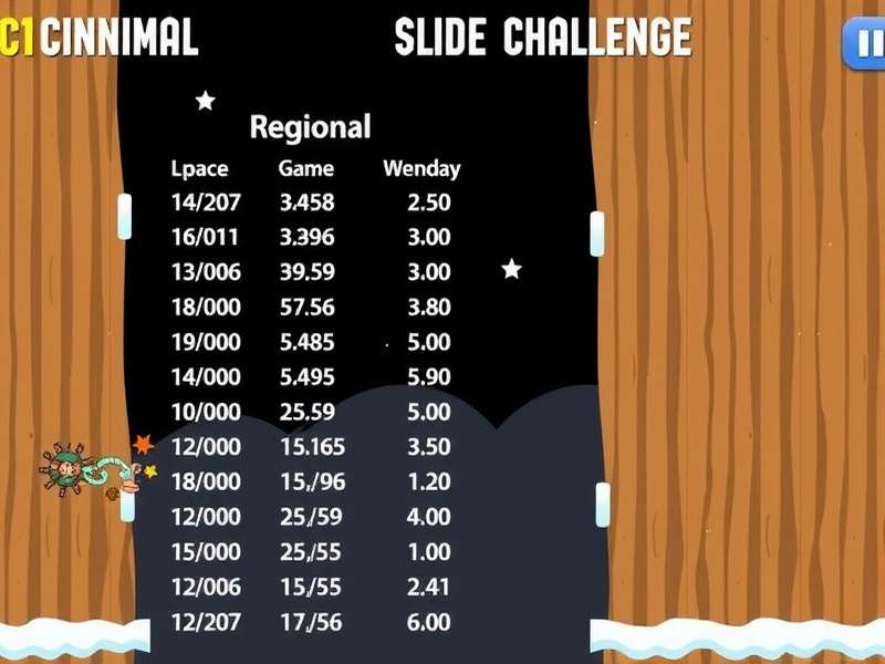 Cinnamon Slide Challenge Regional Leaderboard